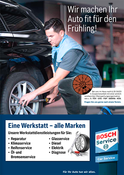 Aktueller Bosch Car Service Prospekt